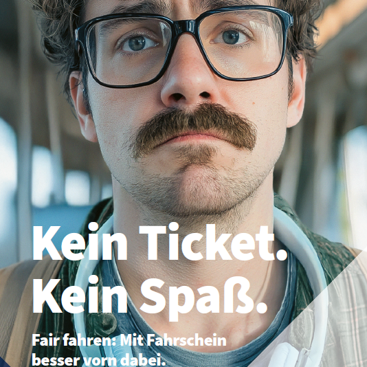 Flyer Fahren ohne Fahrschein