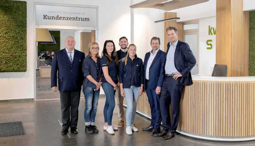 Bild von dem neuen Kundenzentrum